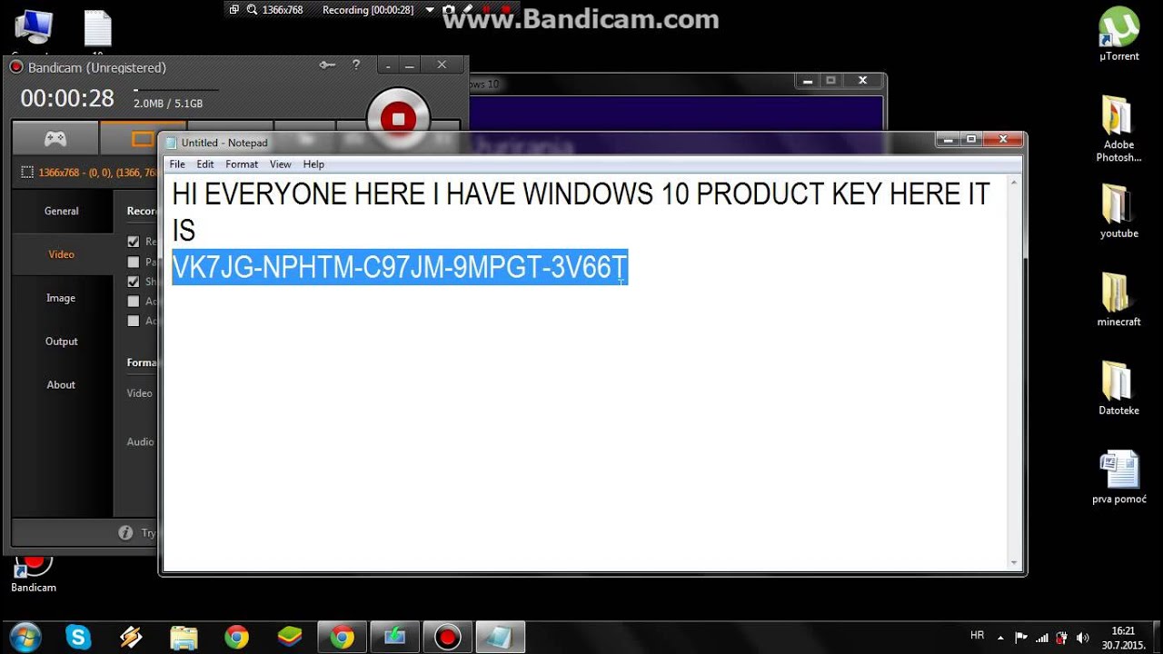 Windows 10 Professional 32 Bit Serial Key